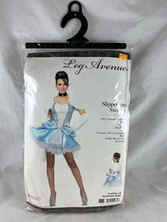 Leg Avenue Dresses & Skirts - Leg Avenue Slipper-Less Sweetie Cinderella Sexy Adult Halloween Costume Sz Large